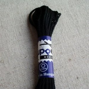 画像1: ハンガリー　puppets刺繍糸　ブラック　No.7403