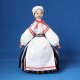 エストニア　民族衣装人形　大・白いエプロン