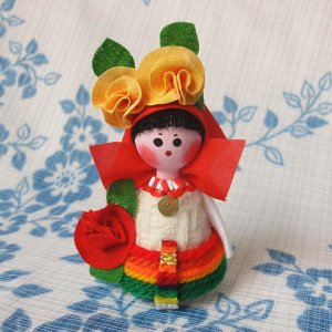 画像1: ブルガリア　バラ人形　小さいタイプ・女の子　B