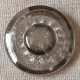 チェコのヴィンテージボタン　クリスタルxシルバー　2.3cm