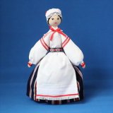画像: エストニア　民族衣装人形　大・白いエプロン