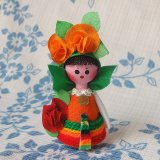 画像: ブルガリア　バラ人形　小さいタイプ・女の子　H