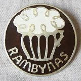 画像: ロシアンバッジ　リトアニア　RAMBYNAS　大きめ