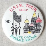 画像: ロシアン缶バッジ　USSR TOUR CCCP '90