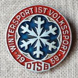 画像: ドイツのバッジ　DDR　DTSB（ドイツ体操スポーツ連盟）　1959