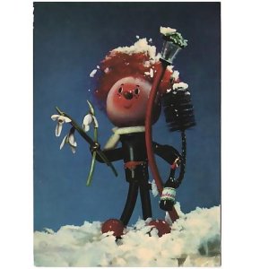 画像: ハンガリー　ヴィンテージポストカード　新年おめでとう！