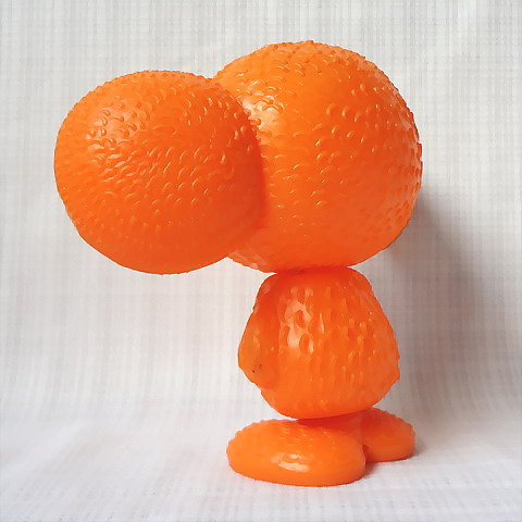 画像: チェブラーシカ　ヴィンテージプラ人形　オレンジ  