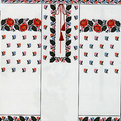 画像: ウクライナ　刺繍パターン・ブラウス　0502