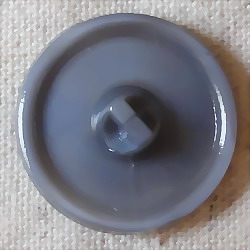 画像: チェコのヴィンテージボタン　1970〜80年代　グレーxシルバー 2.2cm