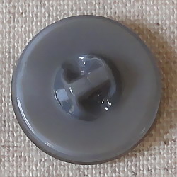 画像: チェコのヴィンテージボタン　1970〜80年代　グレーxシルバー 1.8cm(A)